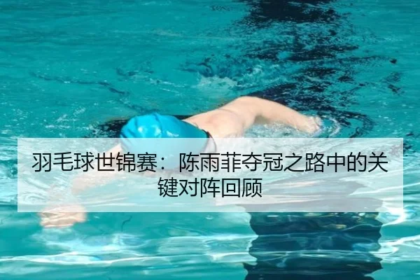 羽毛球世锦赛:陈雨菲夺冠之路中的关键对阵回顾 - PG